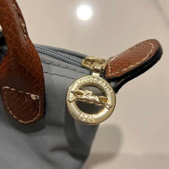 Lonchamp la pliage mini in grey - Picture 3 of 8